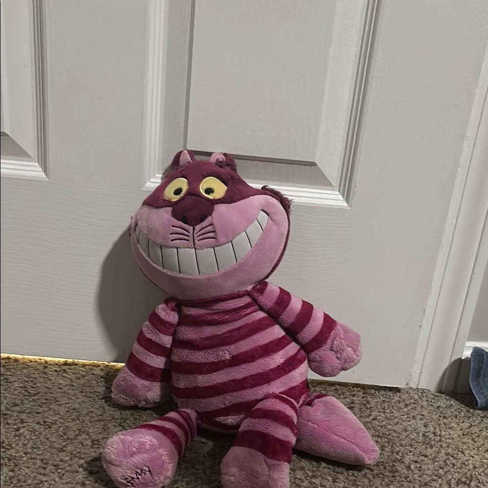 Disney Cheshire Cat Plush Toy - Pink and Purple